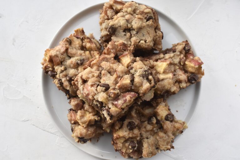 Chocolate Chip Apple Blondies