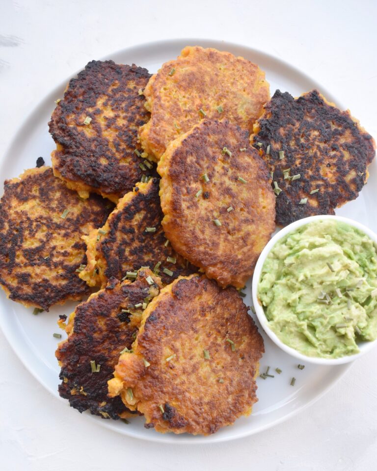 Savory Sweet Potato Pancakes