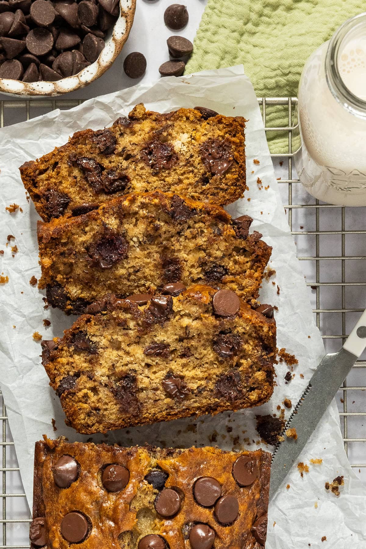 The Best Chocolate Chip Banana Bread