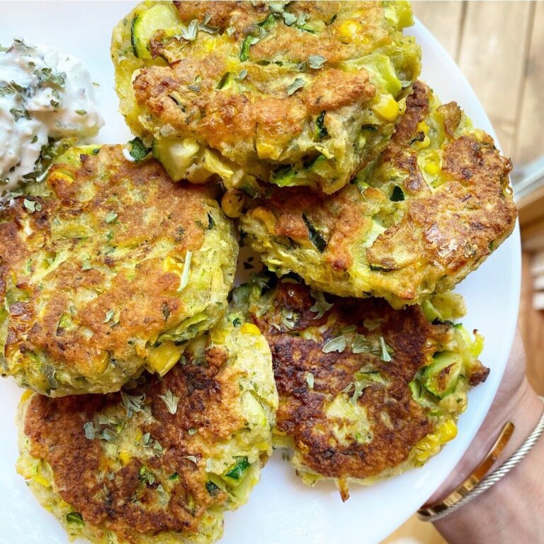 Zucchini and Corn Fritters