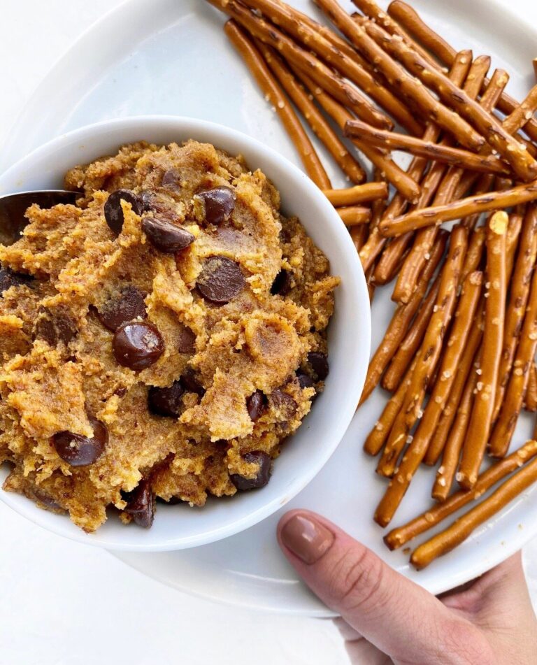 Edible Pumpkin Cookie Dough