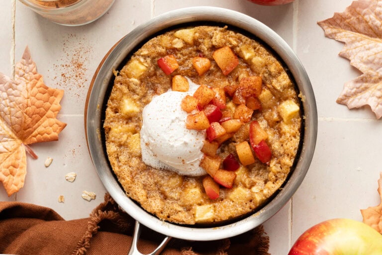 Apple Cinnamon Skillet Cookie