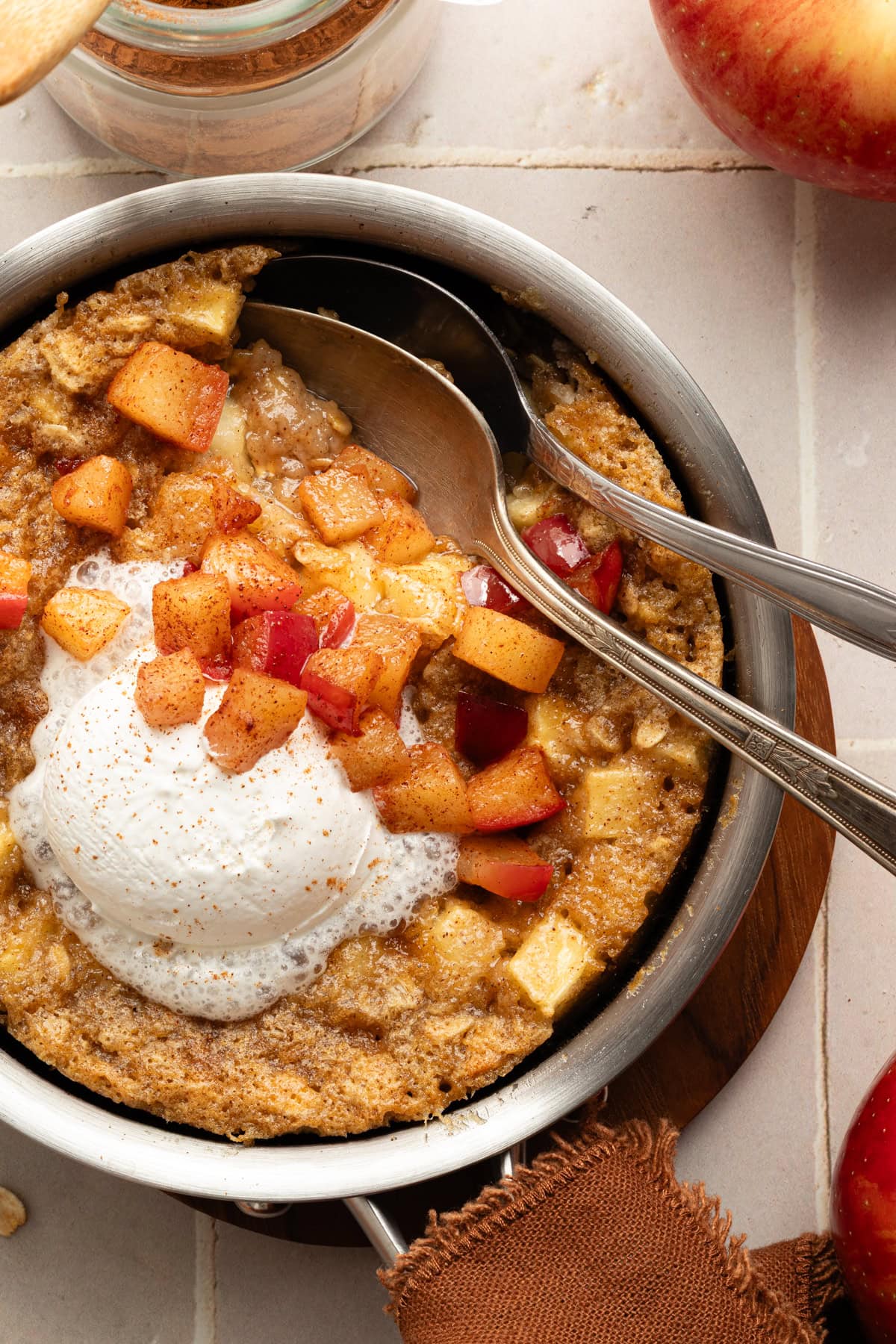 Apple Cinnamon Skillet Cookie