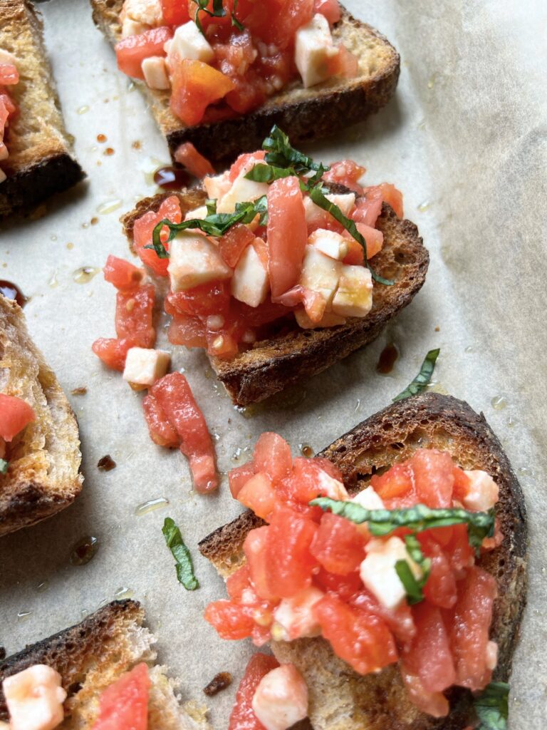 The Best Homemade Bruschetta