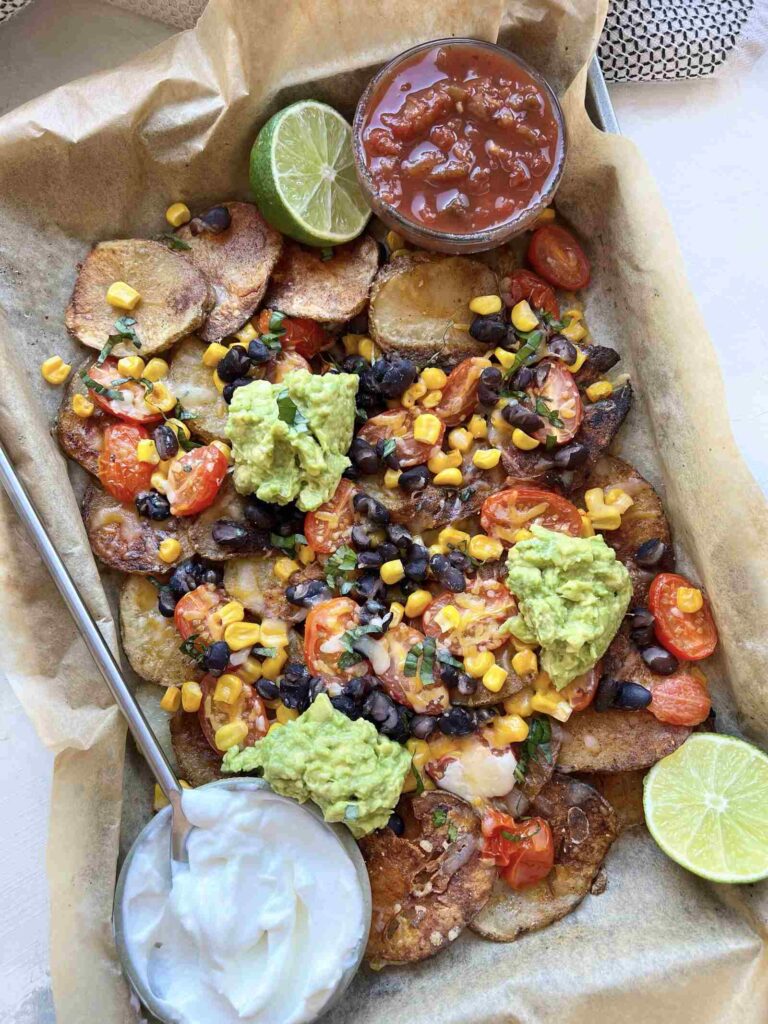 Sheet Pan Potato Nachos