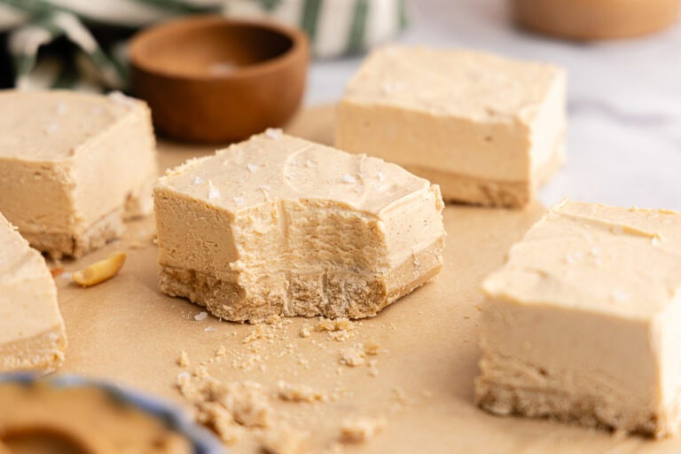 No Bake Peanut Butter Pie Bars