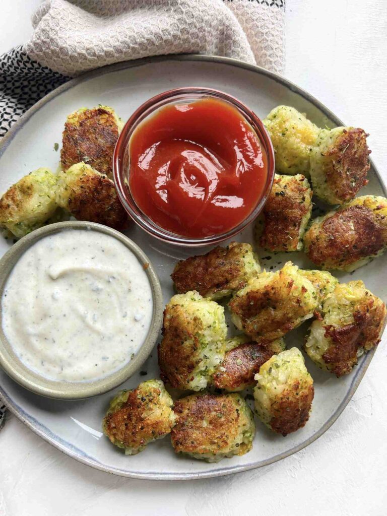 Broccoli and Cheddar Potato Tots