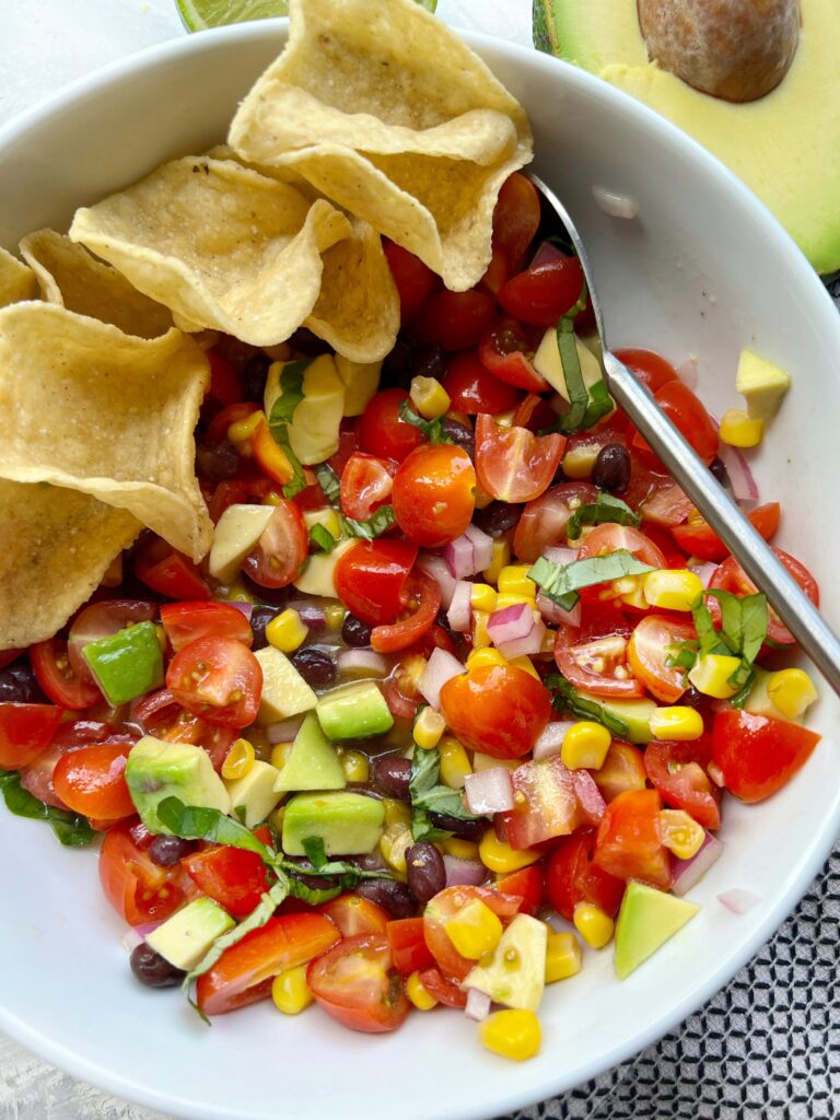 15-Minute Black Bean, Corn, and Avocado Salad