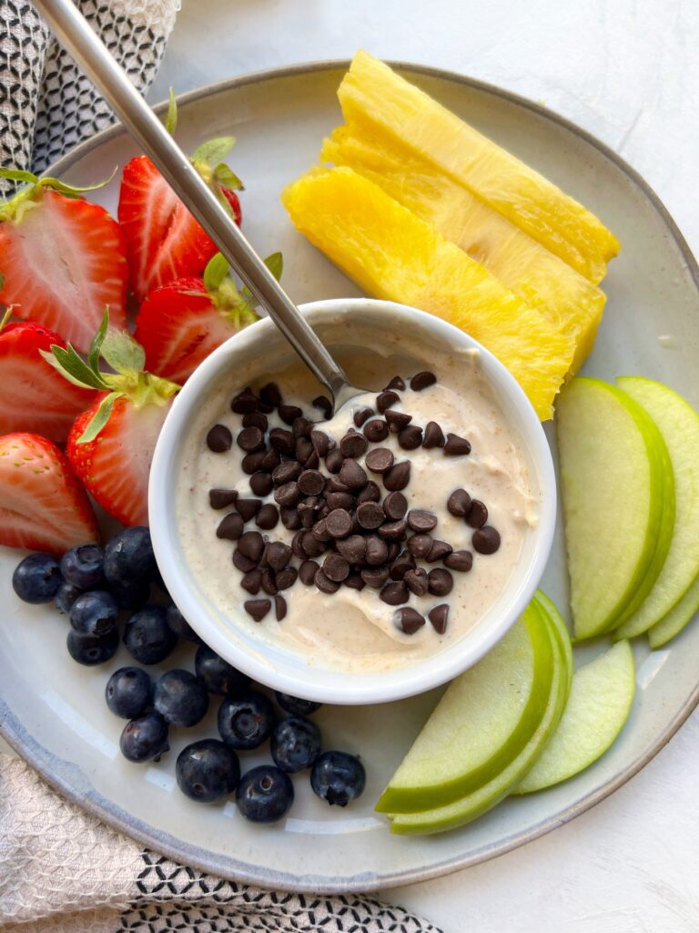 Peanut Butter Chocolate Chip Yogurt Dip