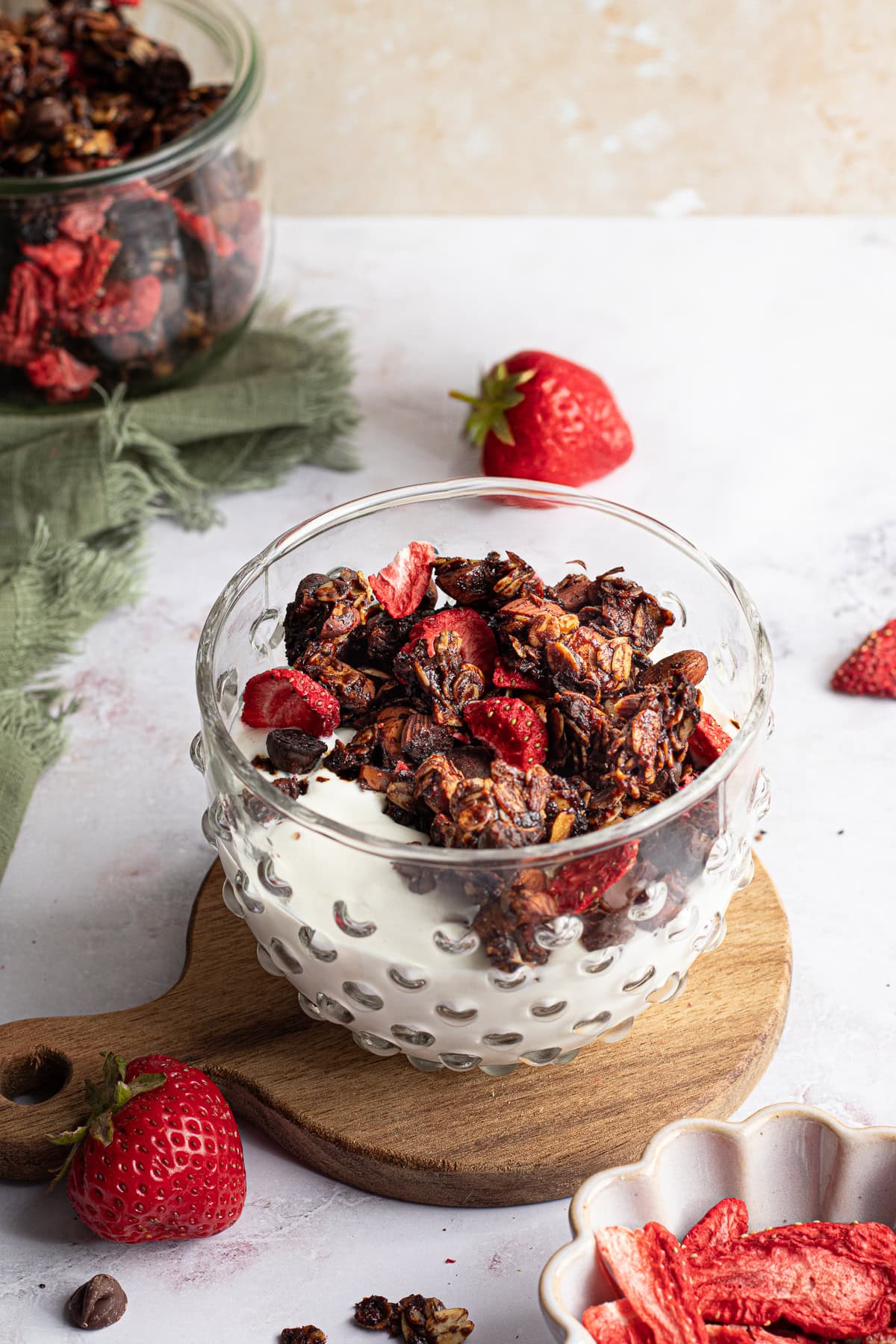 Chocolate Covered Strawberry Granola