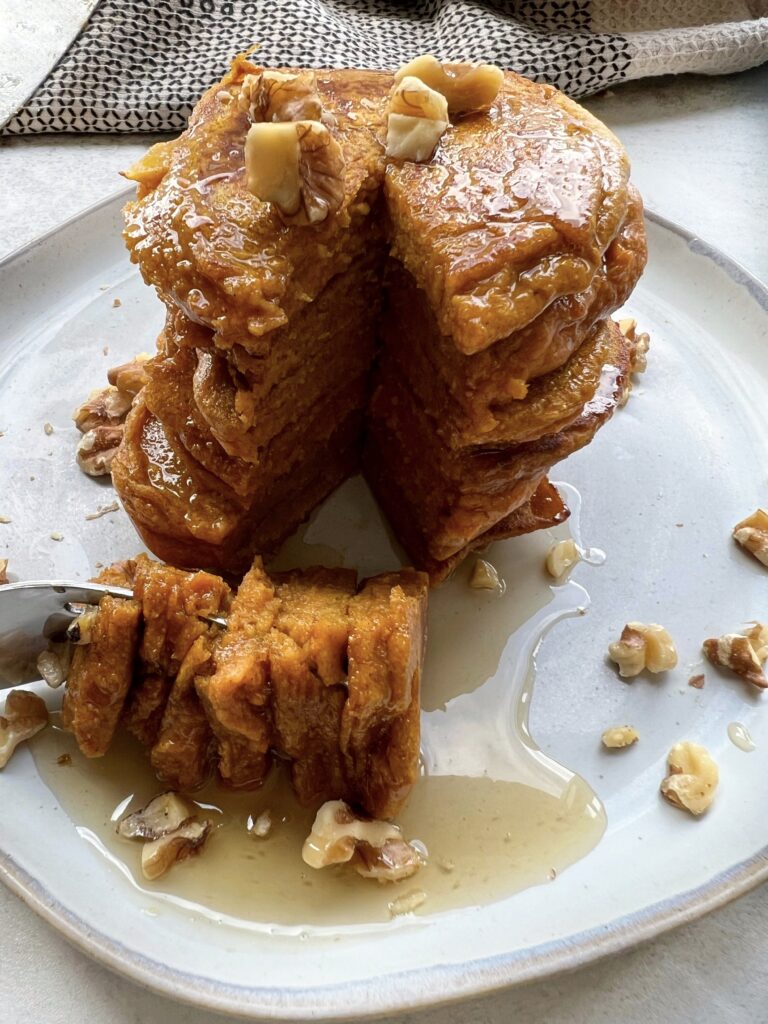 Fluffy Blender Pumpkin Pancakes