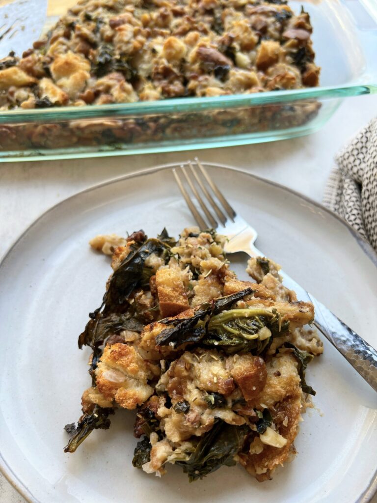 Kale and Walnut Stuffing