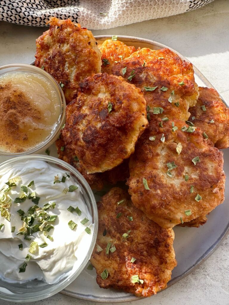 The Easiest Crispy Latkes