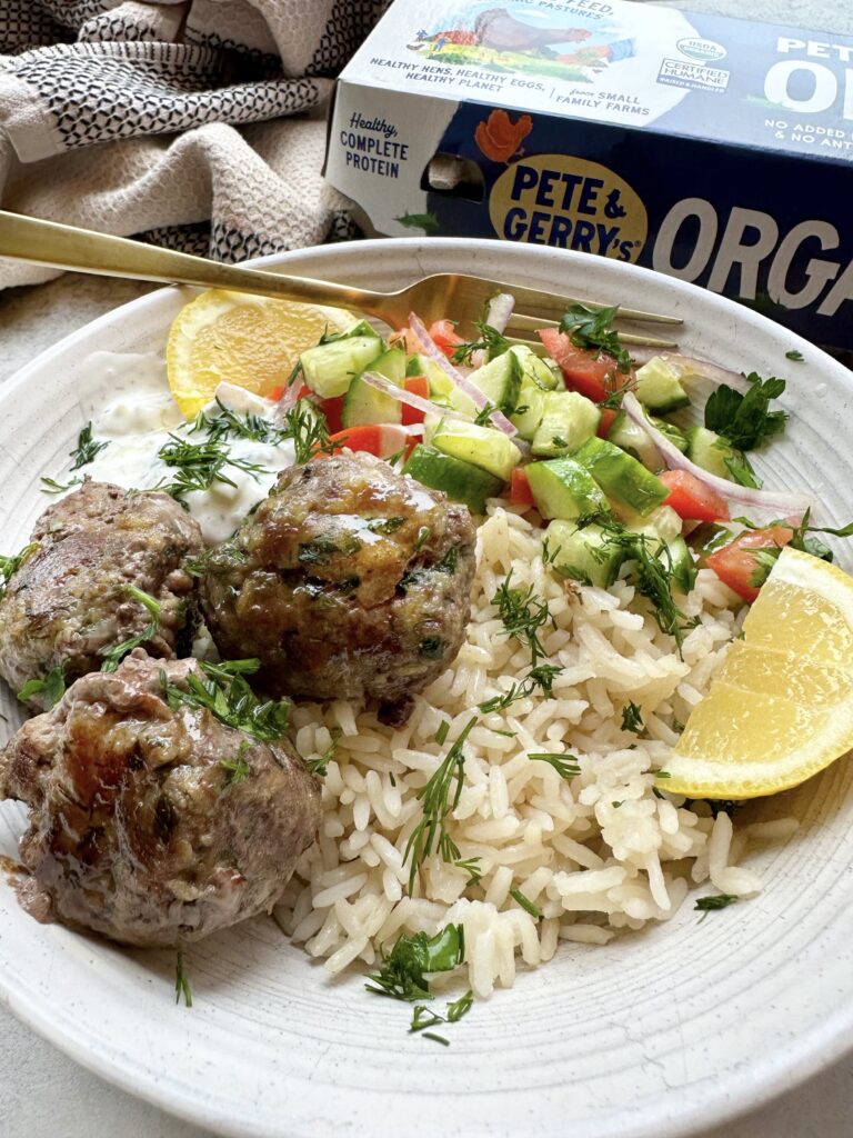 Onion and Herb Greek Meatballs