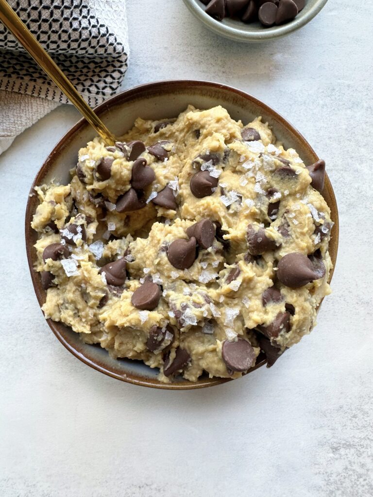 Chocolate Chip Chickpea Cookie Dough