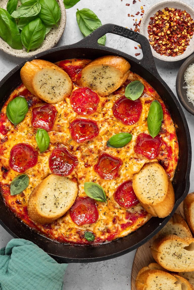 High Protein Pizza Dip