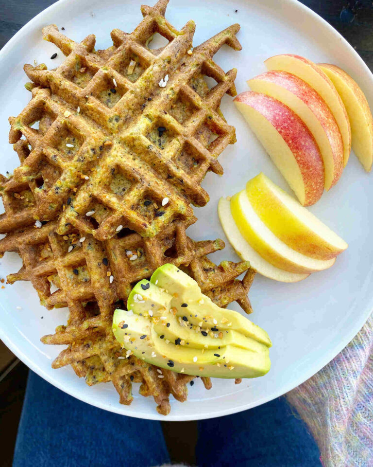 Savory Carrot Waffles