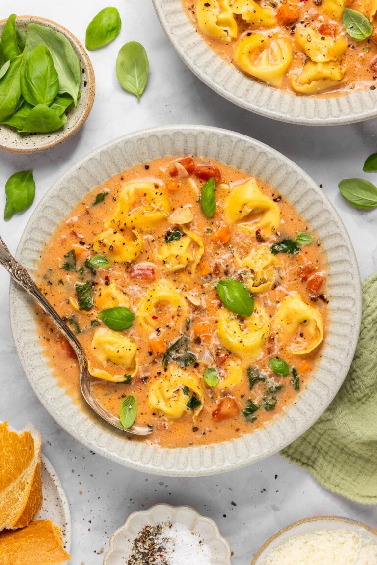 Creamy Tortellini Soup