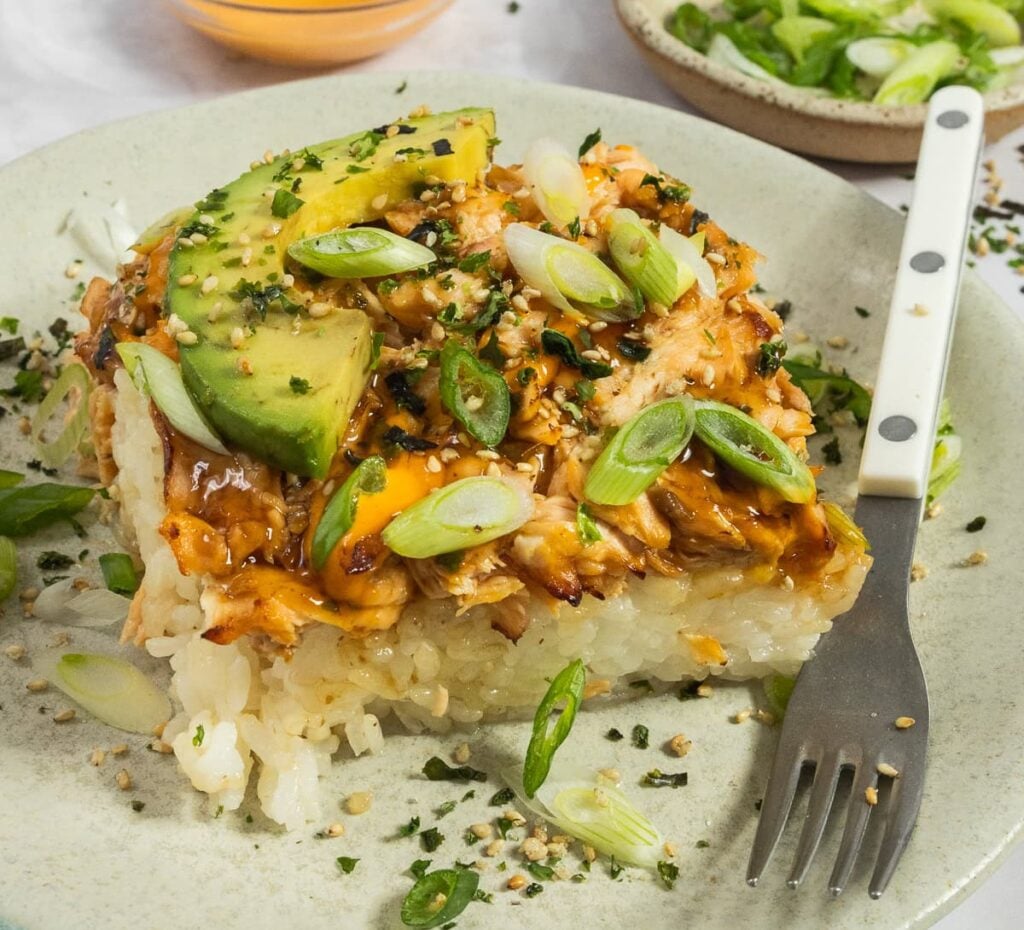 Salmon Sushi Bake