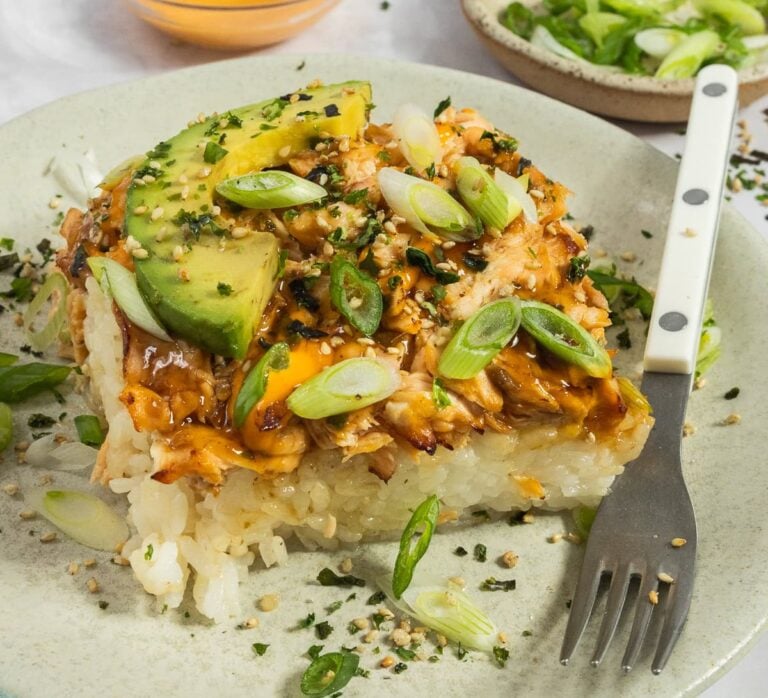 Salmon Sushi Bake