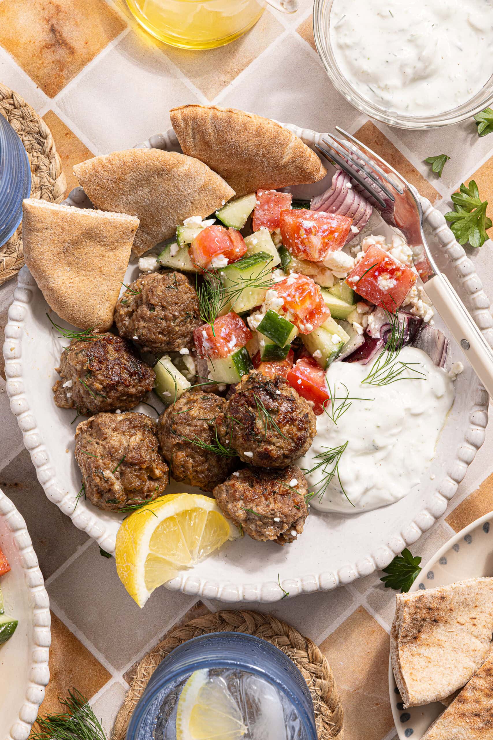 Easy Greek Meatballs