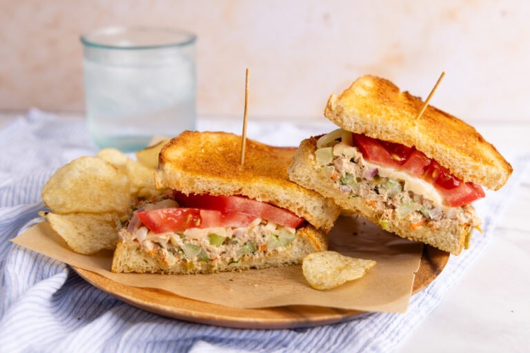 Crispy Veggie Tuna Melt