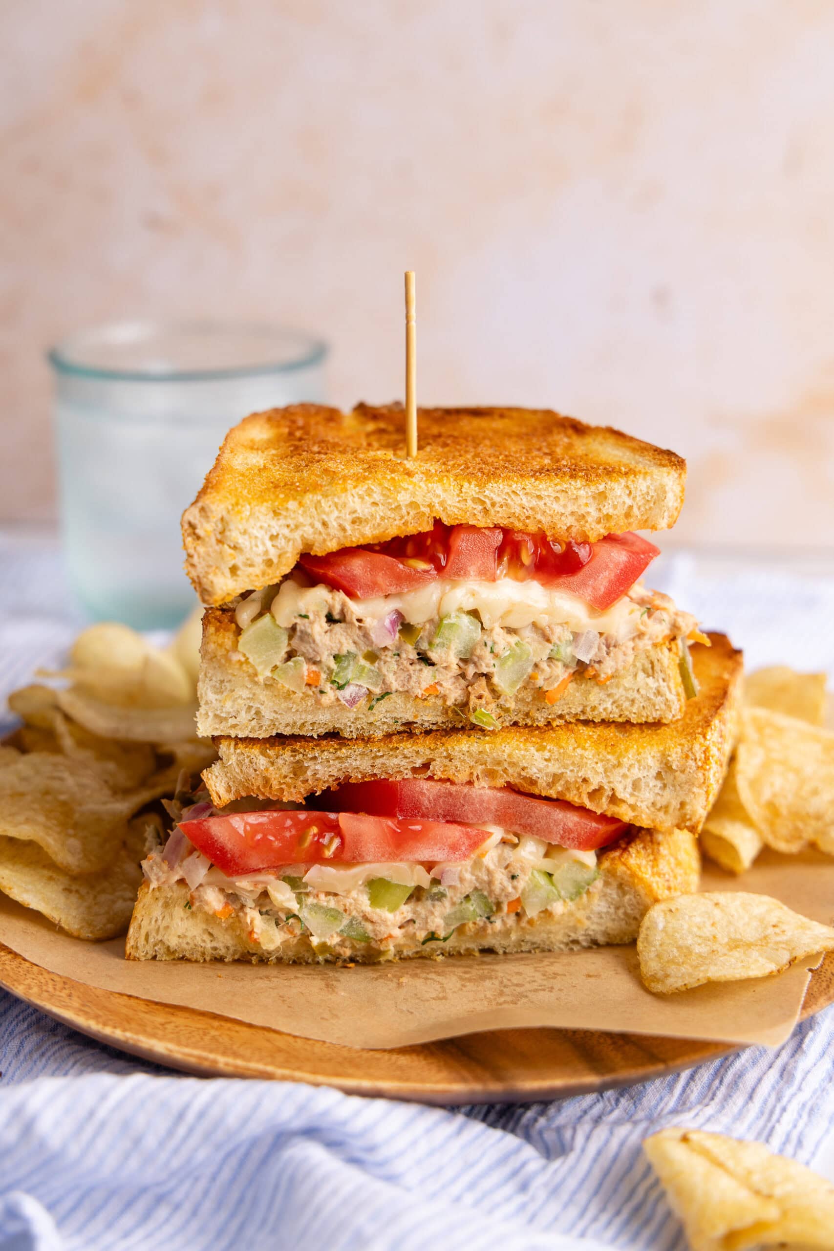 Crispy Veggie Tuna Melt