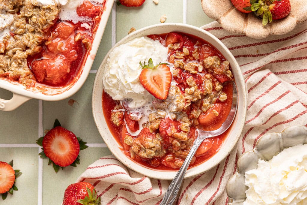 Healthy Strawberry Crumble Recipe