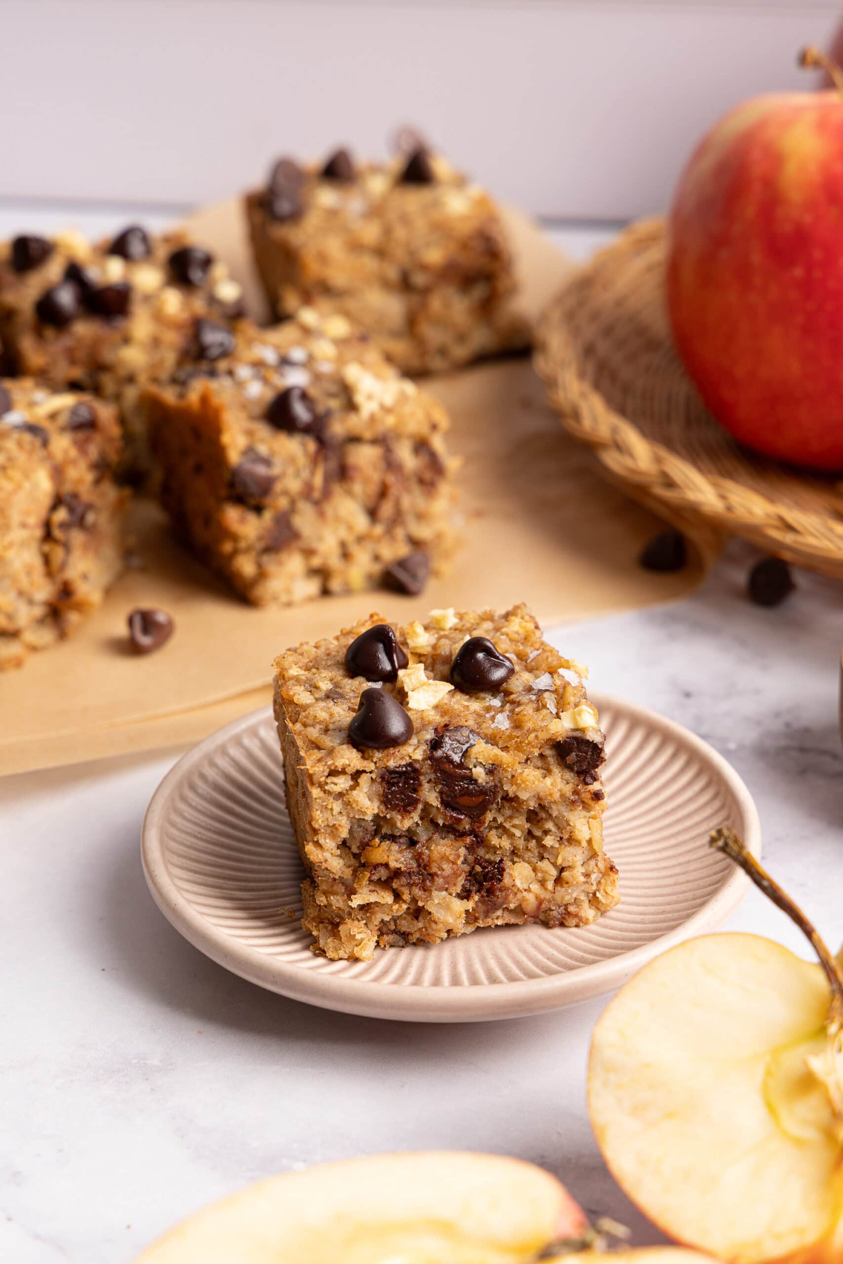 Peanut Butter Apple Bars