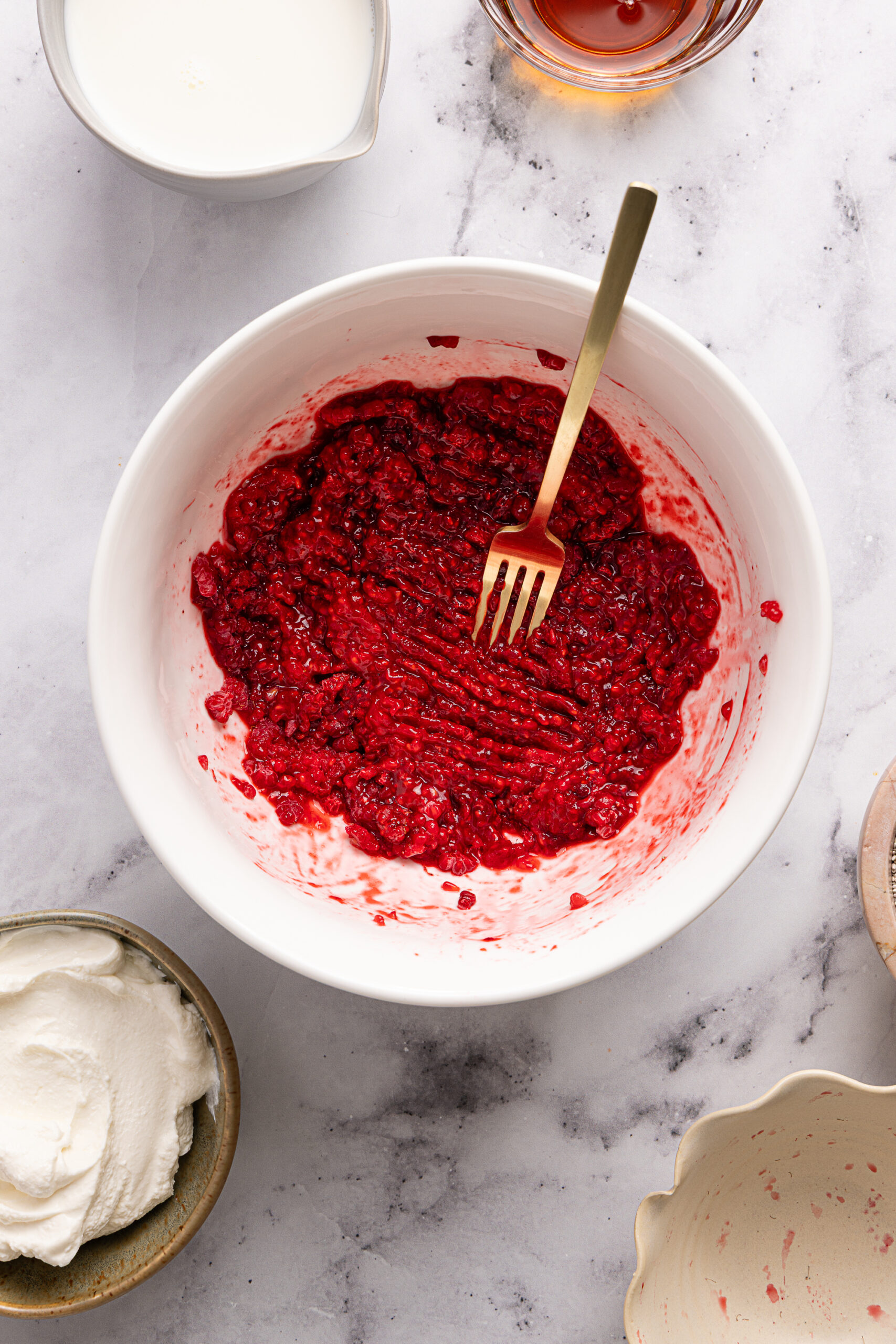 Raspberry Yogurt Chia Pudding